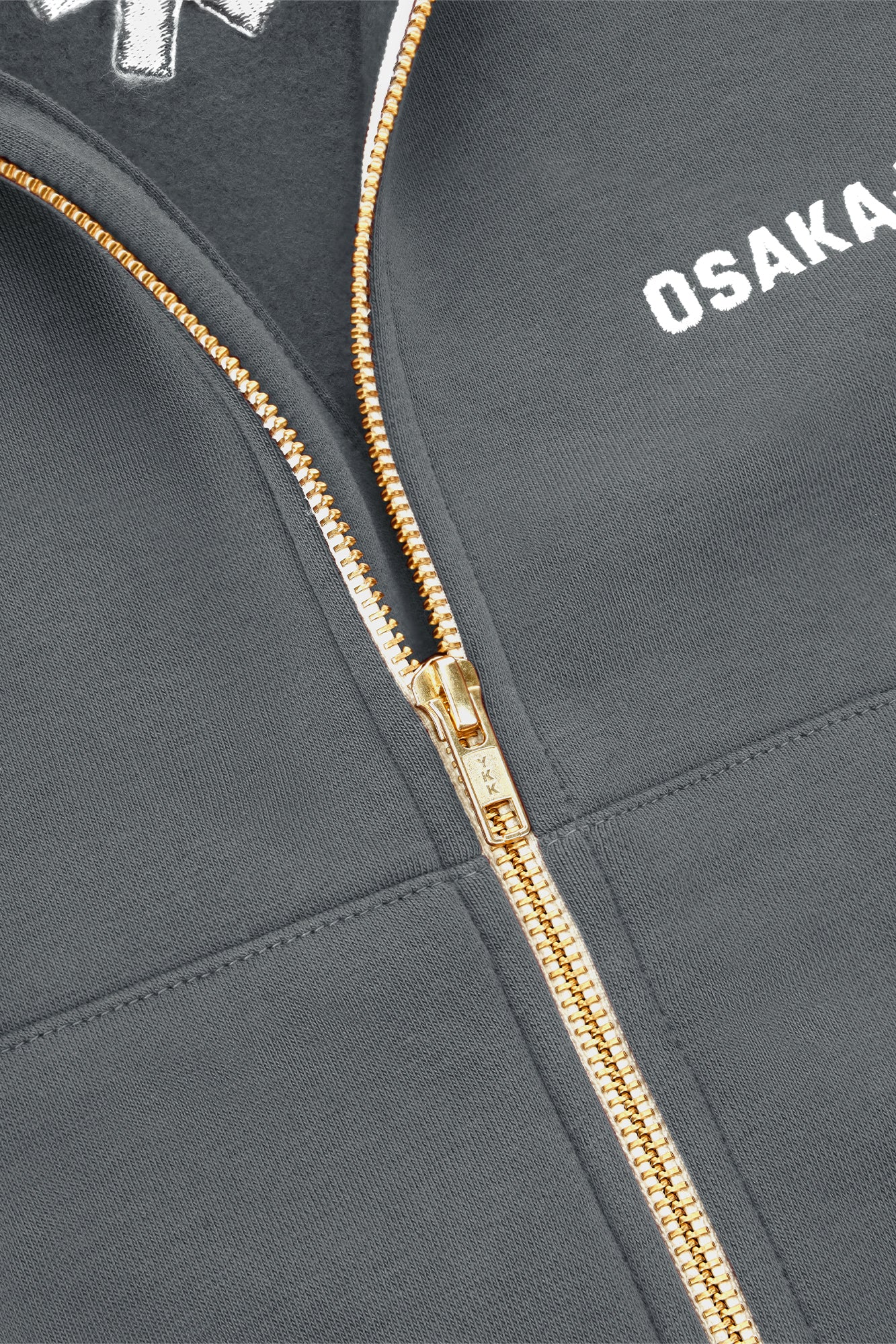 osaka-women-full-zip-sweater-felpa-donna-dark-grey-melange image 4