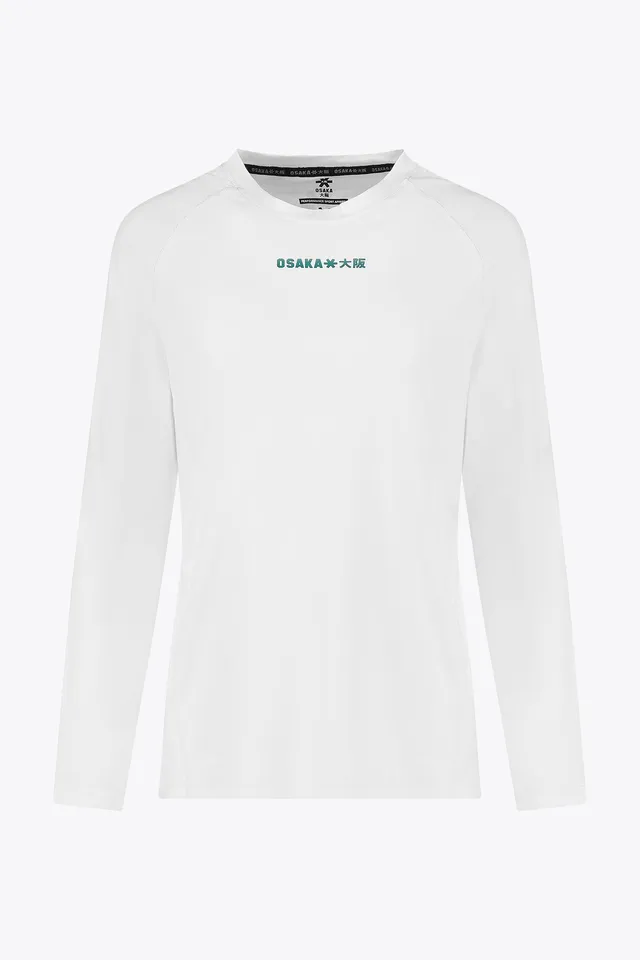 osaka-women-tee-long-sleeve-court-london-grass-white image 1