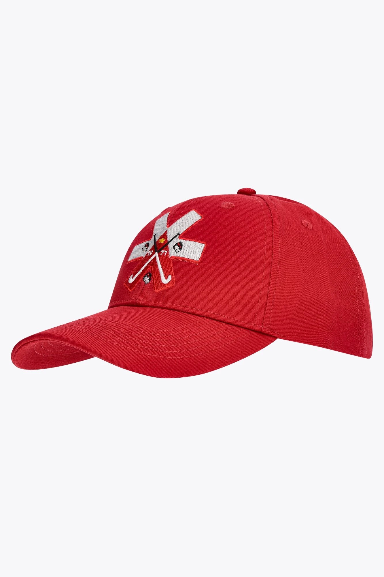 linkebeek-fan-cap-cappellino-baseball-club-red image 1