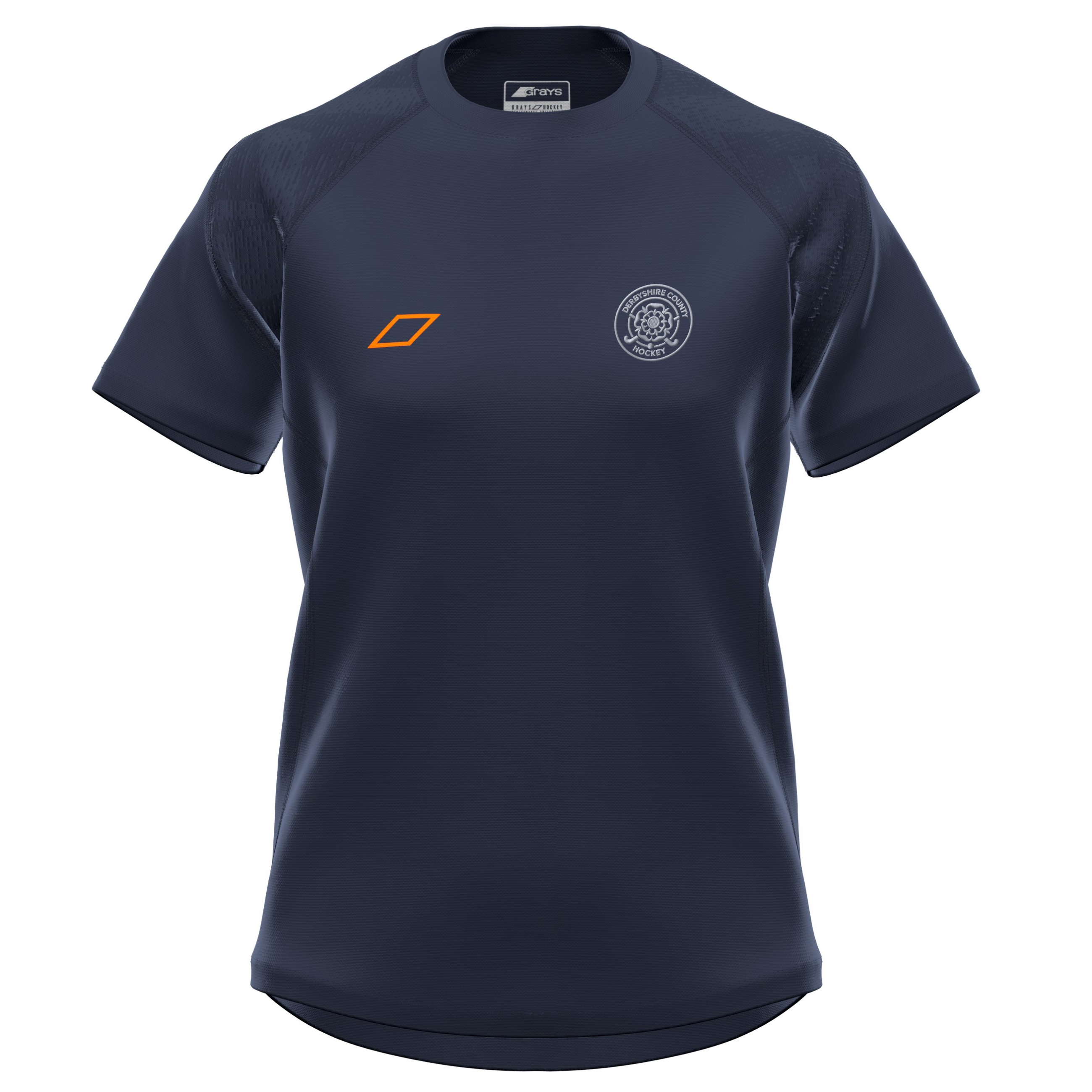 grays-gts-maglia-training-derbyshire-county-hockey-donna-blu-navy image 1