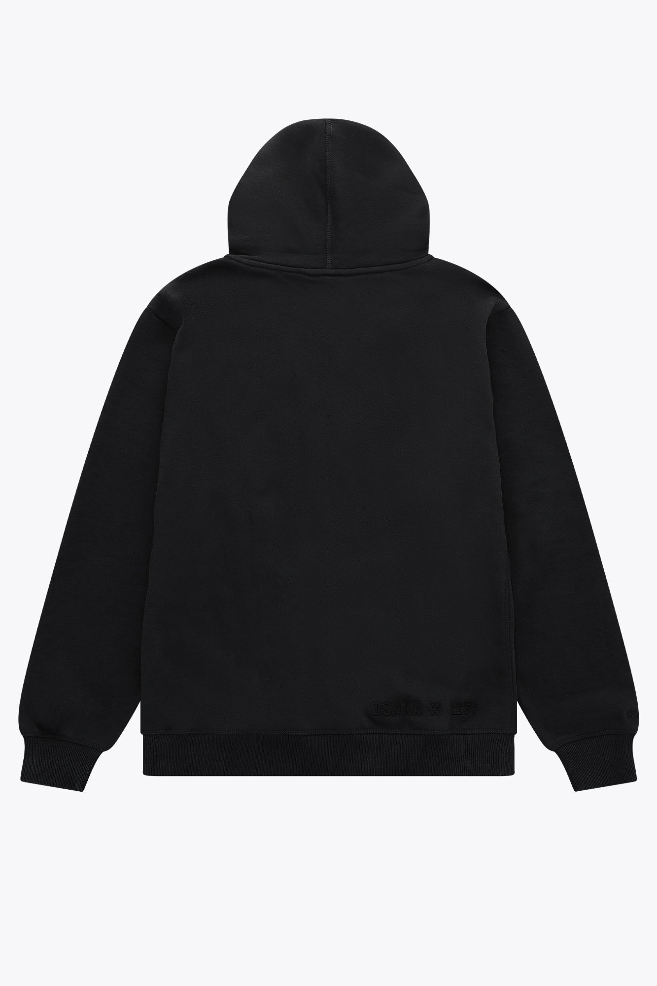 osaka-avoca-unisex-hoodie-basic-felpa-cappuccio-black image 2