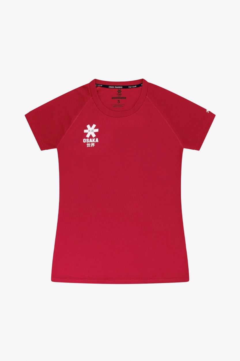 osaka-women-training-tee-red-maglia-training-donna image 1
