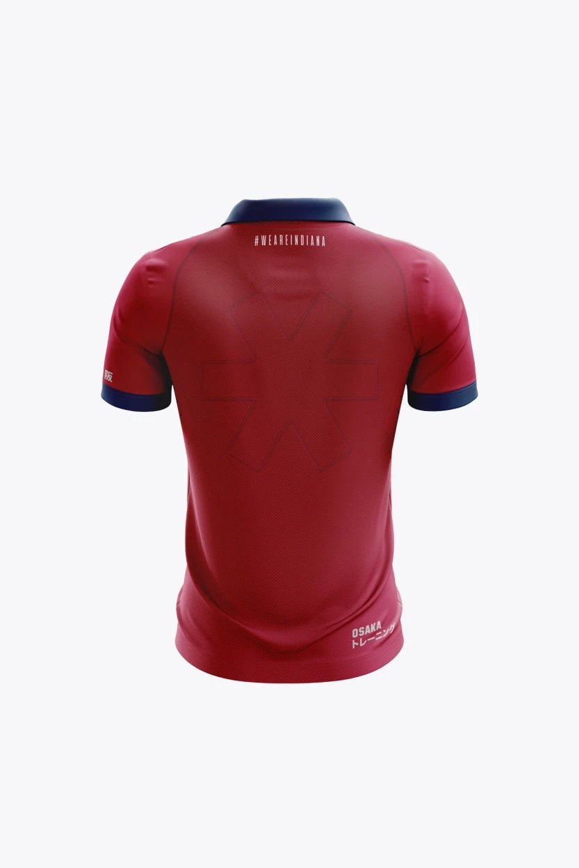 osaka-indiana-kids-polo-jersey-retro-edition-polo-bambino-red image 2