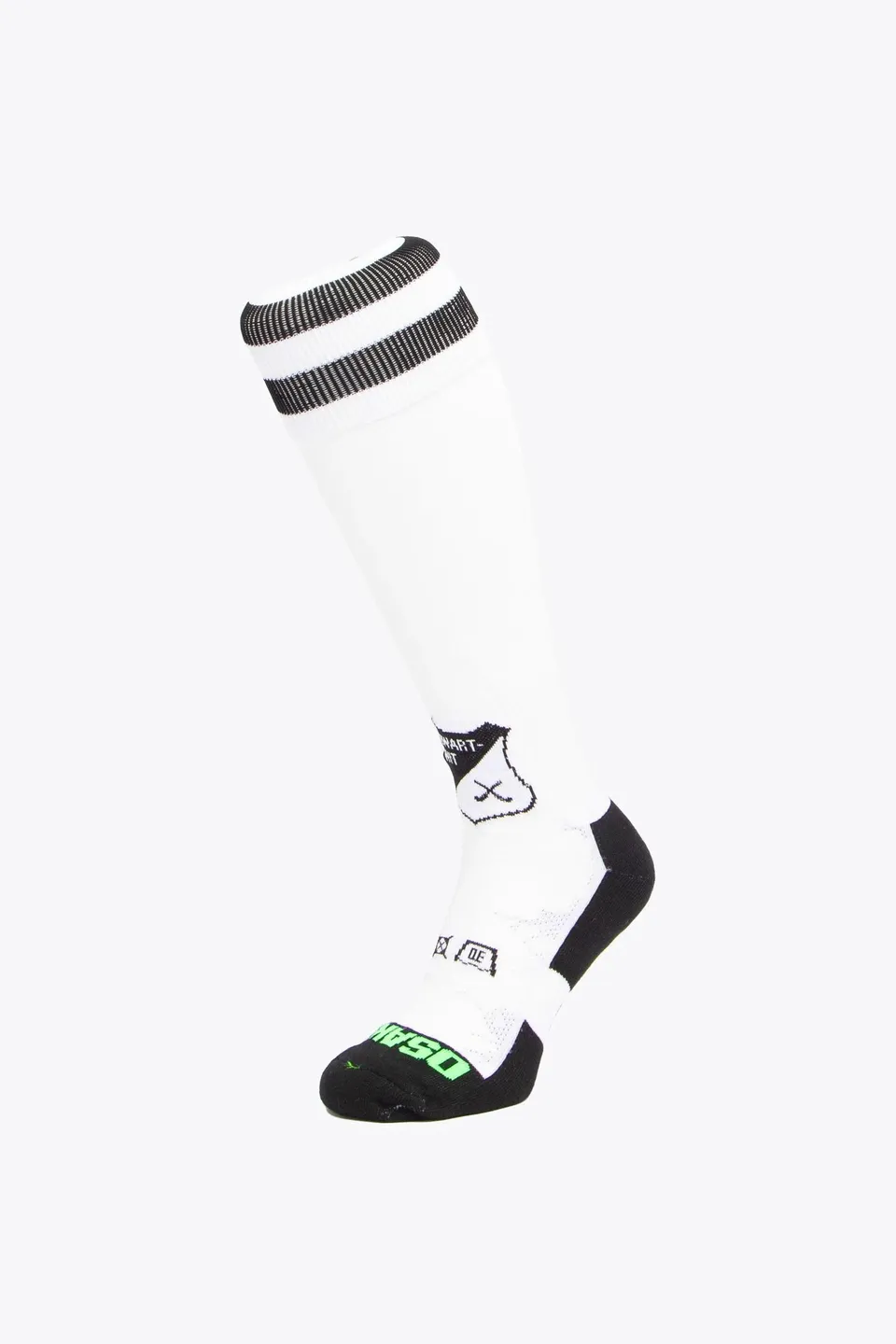 osaka-hc-zwart-wit-calze-hockey-bianco image 1