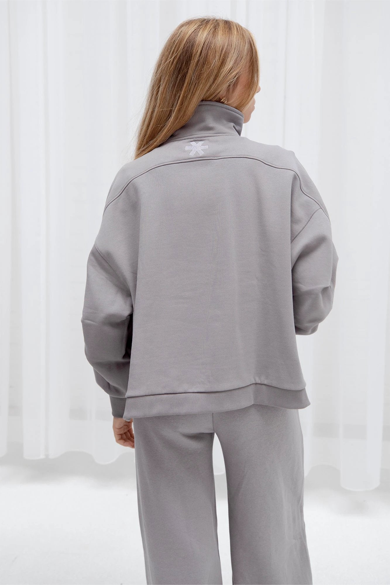 osaka-felpa-donna-cropped-half-zip-cloudburst image 4