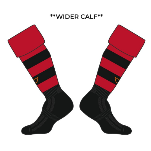 grays-worcester-hc-calze-hockey-g550-senior-rosso-nero image 1
