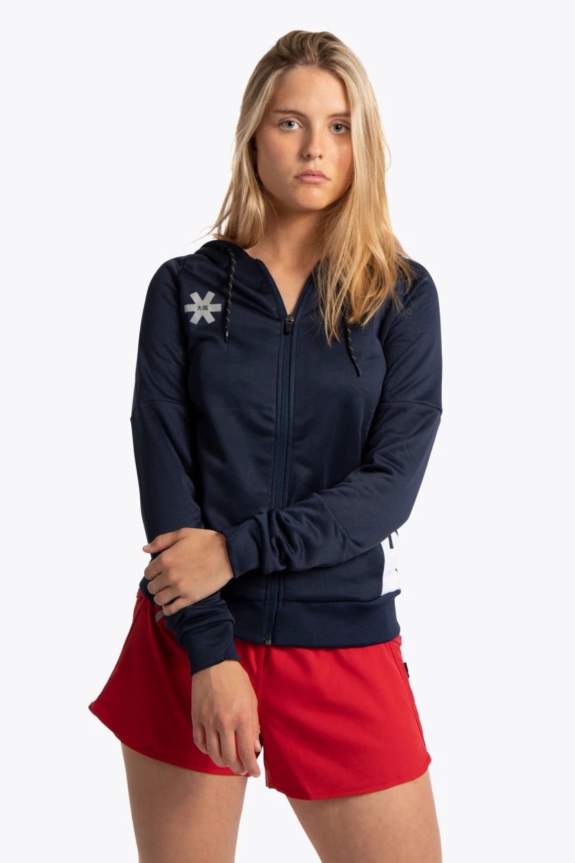 osaka-women-training-zip-hoodie-felpa-zip-donna-navy image 1
