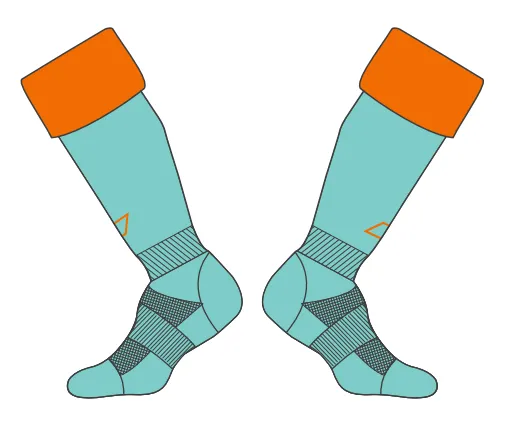 grays-g650-calze-rochdale-hc-teal-arancione image 1