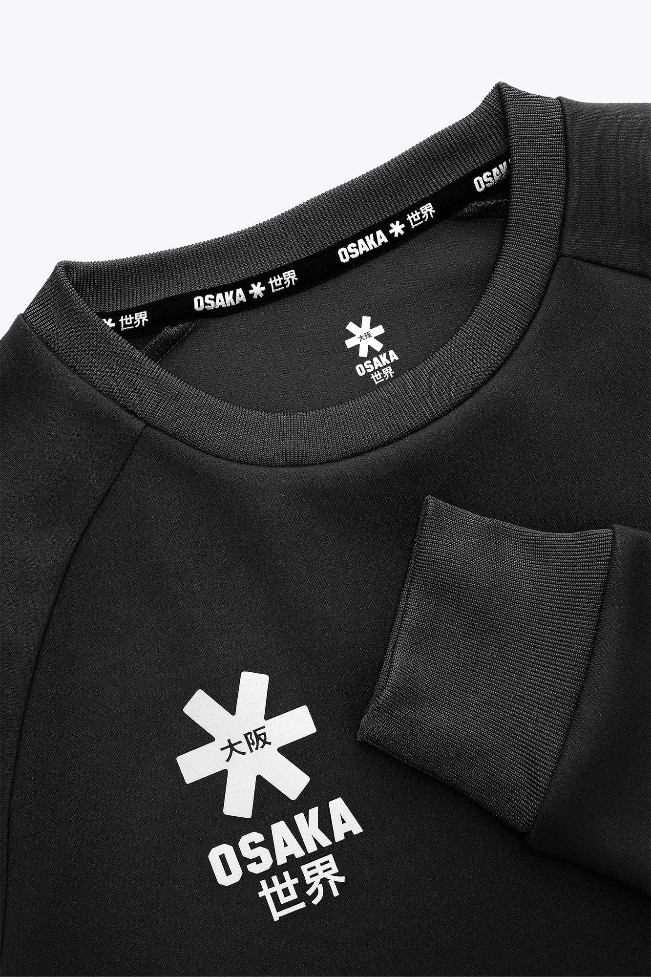 osaka-women-training-sweater-pro-felpa-tecnica-donna-nera image 3