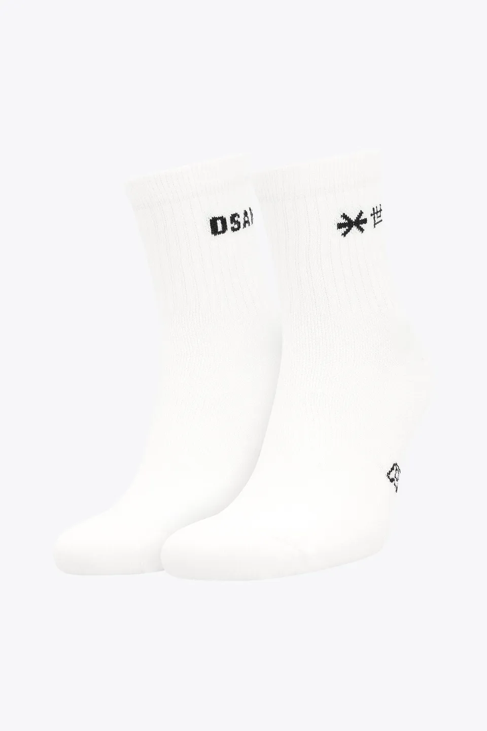 osaka-short-sport-duo-socks-calzini-corti-2-paia-white image 1