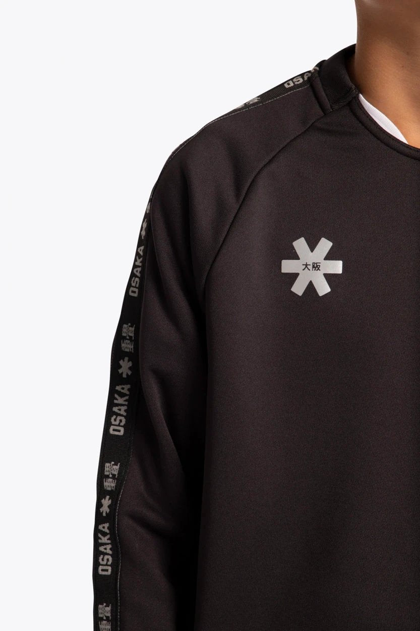 osaka-kids-training-sweater-felpa-bambino-black image 4