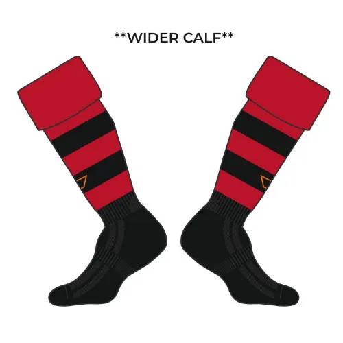 grays-worcester-hc-calze-hockey-g550-senior-rosso-nero image 1