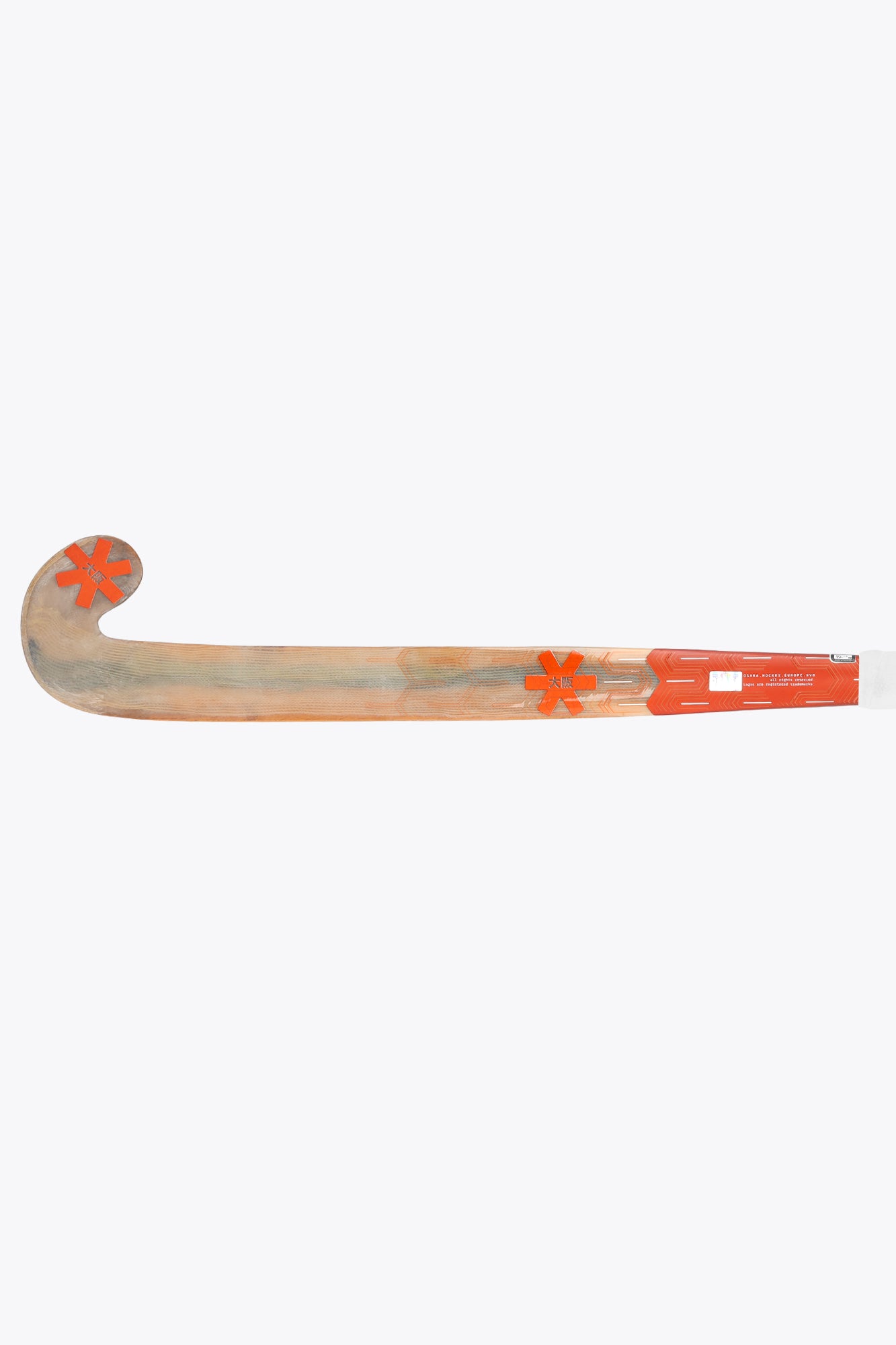 osaka-indoor-hockey-stick-pro-bow-wd-pro-orange-tiger image 5