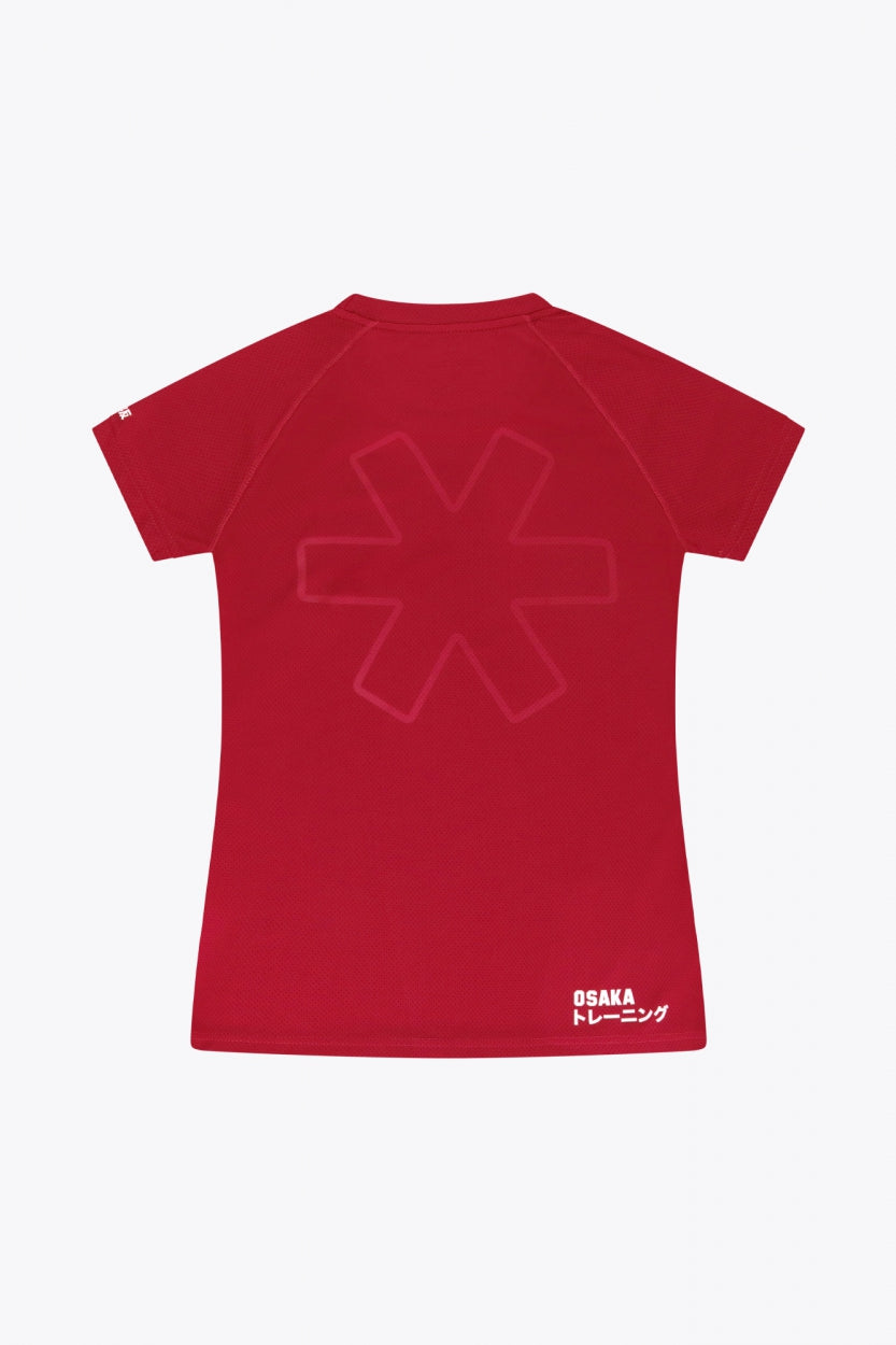 osaka-women-training-tee-red-maglia-training-donna image 2