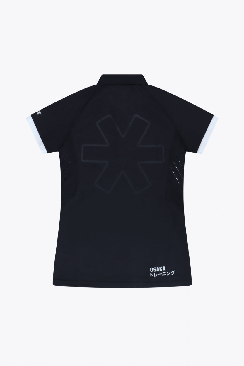osaka-women-polo-jersey-polo-sportiva-donna-black image 2