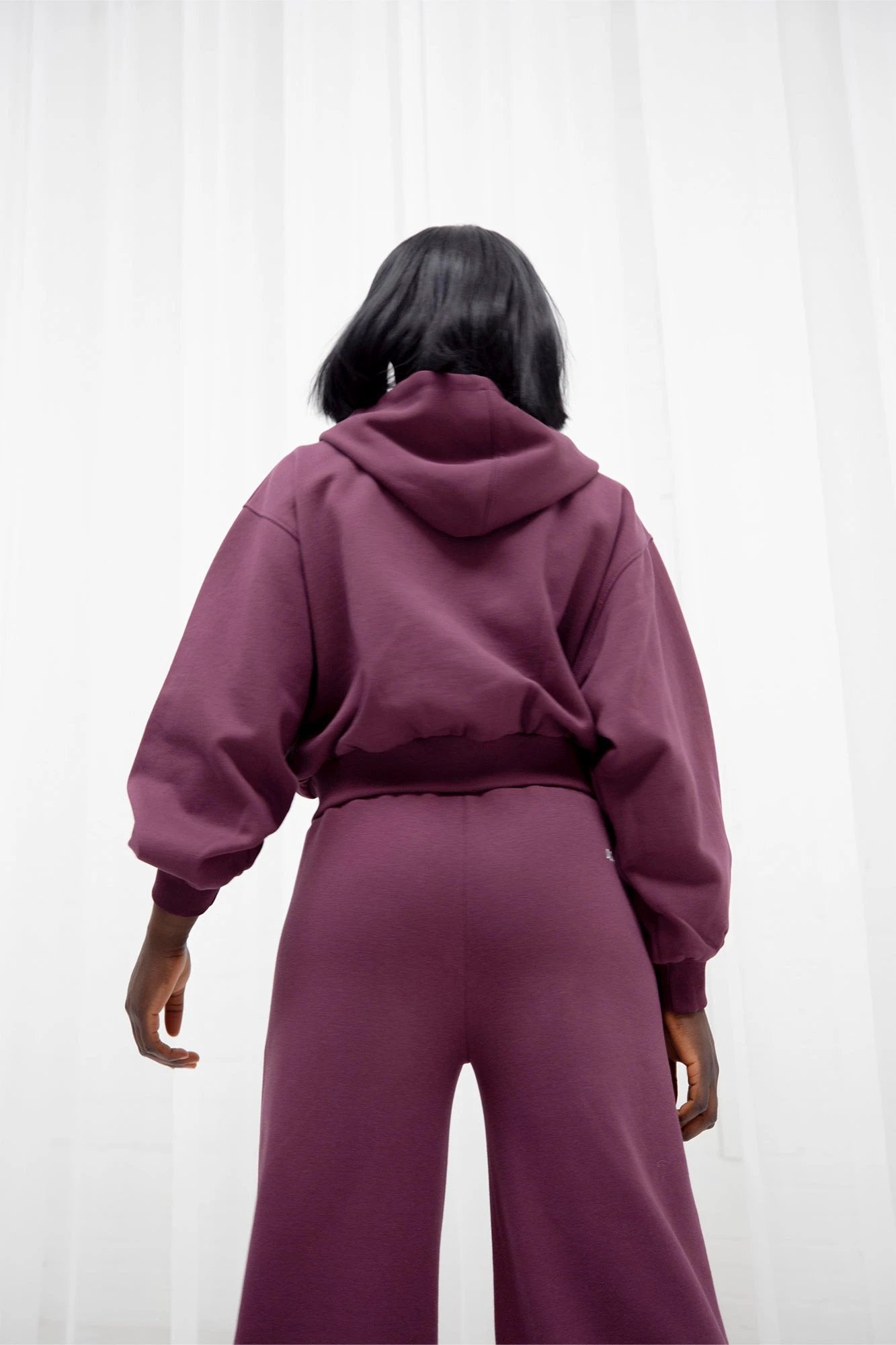 osaka-felpa-donna-cropped-full-zip-cherry-lacquer image 4