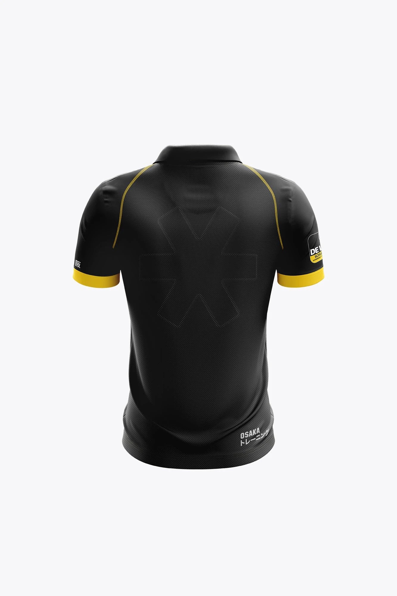 osaka-geel-zwart-kids-polo-jersey-black image 2
