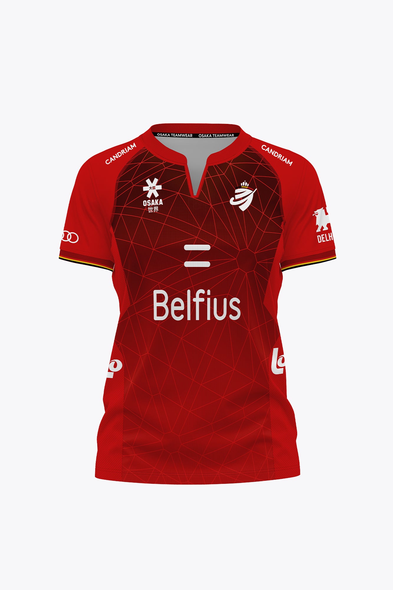 osaka-belgium-women-polo-jersey-2026-red image 1