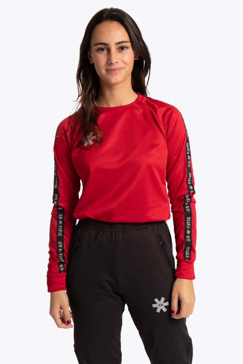 osaka-women-training-sweater-felpa-donna-red image 1
