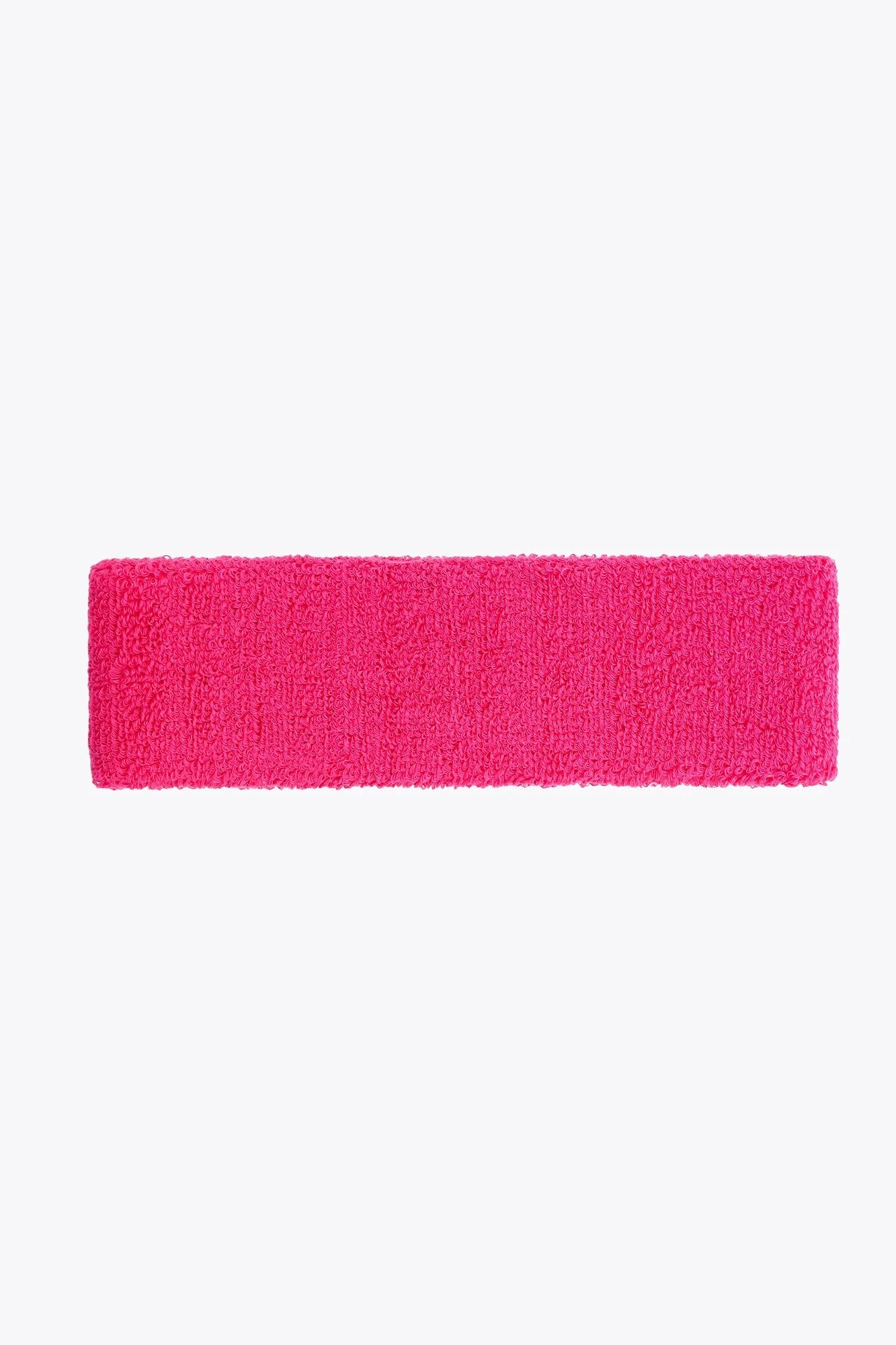 osaka-sweatband-electric-fuchsia-fascia-polsa-testa-sportiva image 2