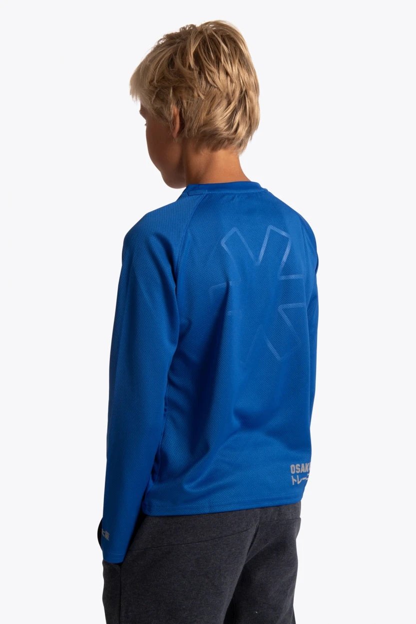 osaka-kids-training-tee-maglia-manica-lunga-bambino-royal-blue image 6