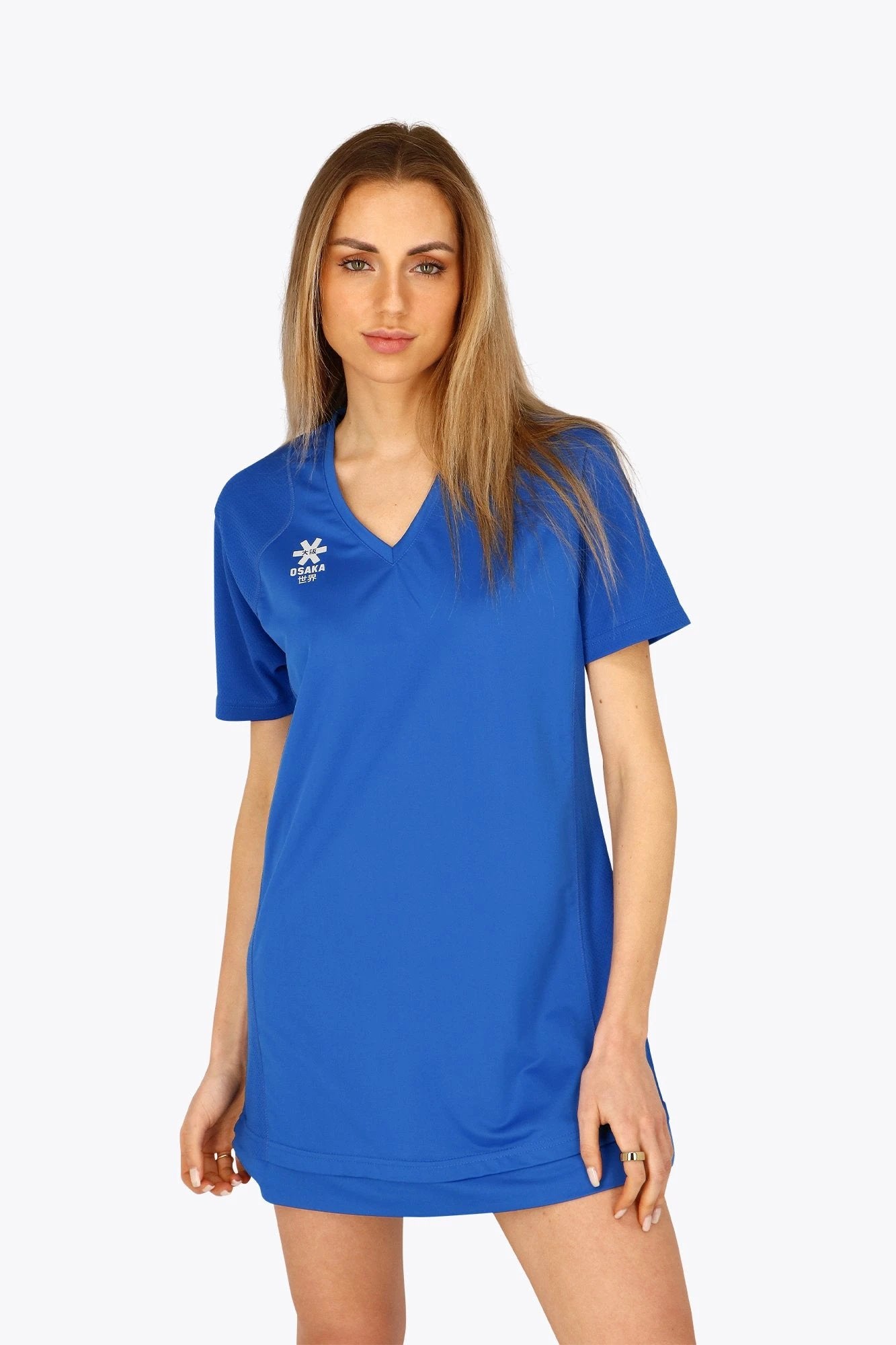 osaka-women-v-neck-tech-dress-princess-blue-vestito-tecnico-tennis-padel image 2