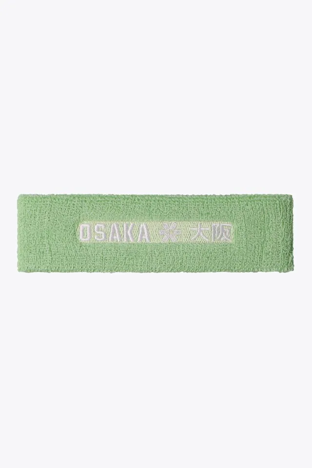 osaka-sweatband-polsino-sportivo-green-eyes image 1