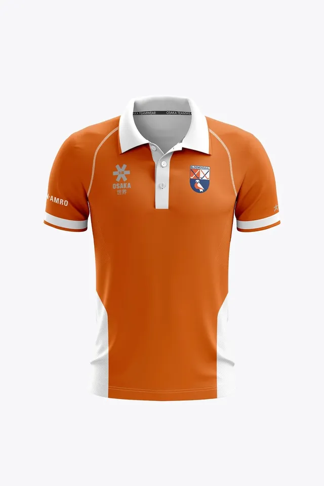 osaka-bloemendaal-polo-hockey-uomo-arancione image 1