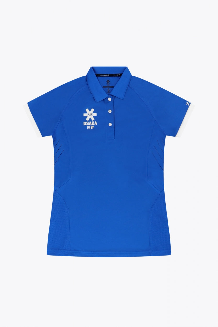 osaka-women-polo-jersey-royal-blue-polo-sportiva-donna image 1