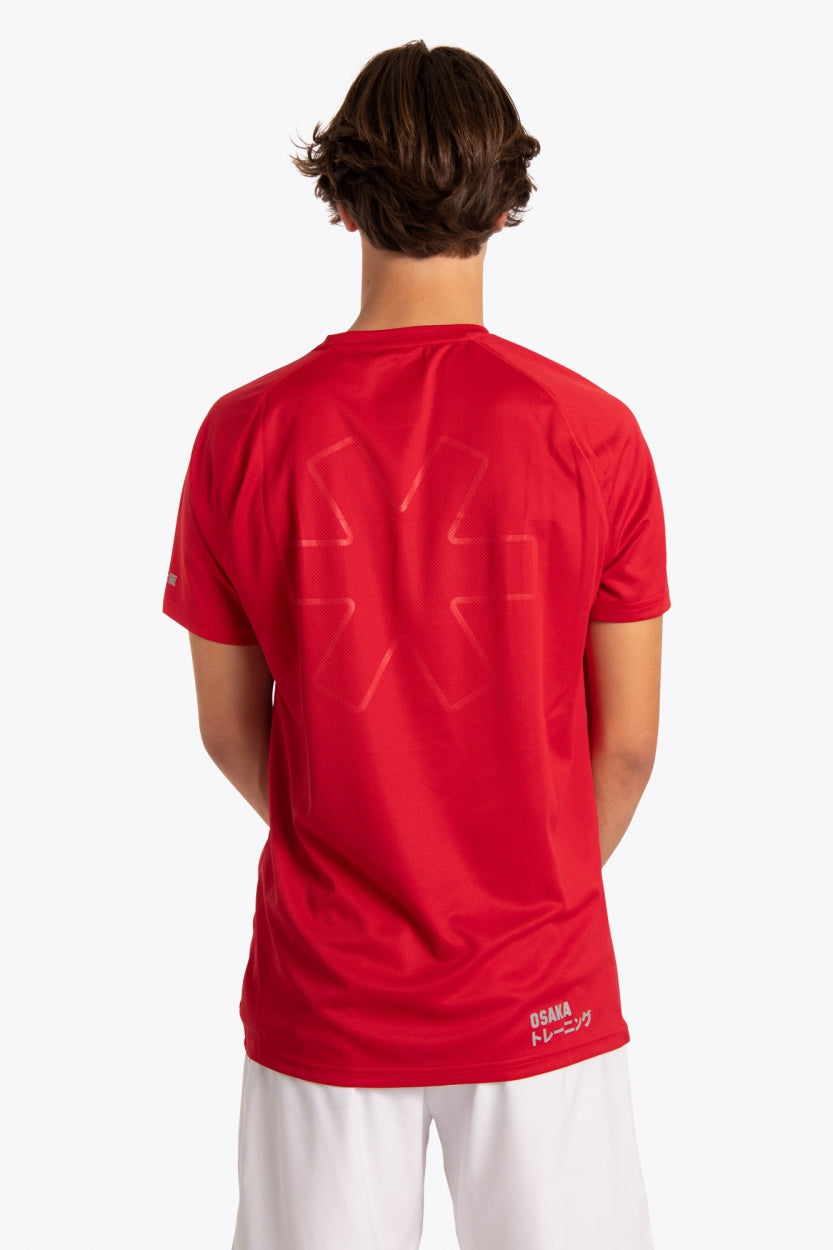 osaka-men-training-tee-red image 4