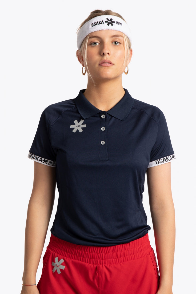 osaka-polo-donna-navy image 3