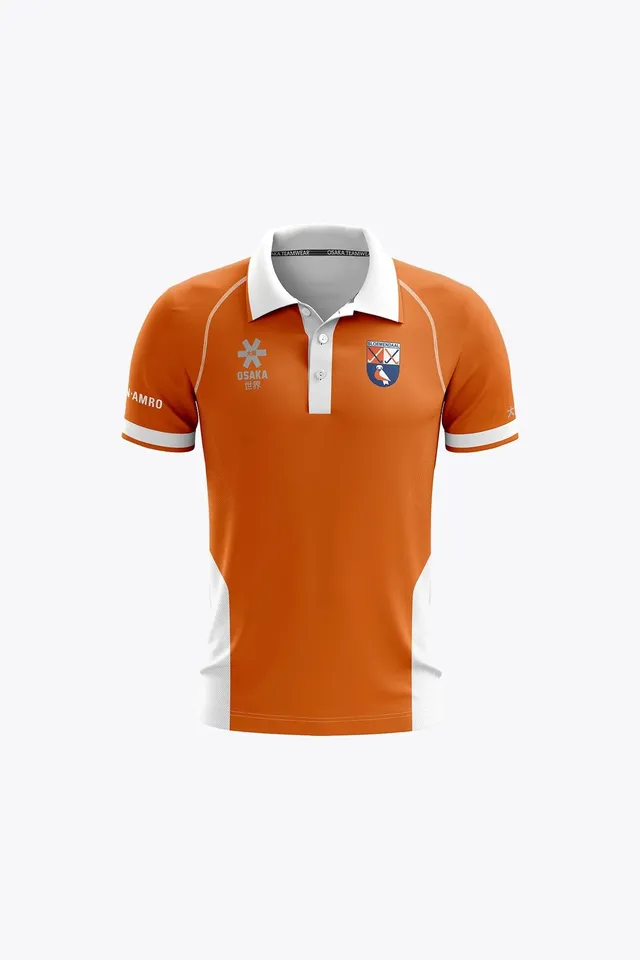 hc-bloemendaal-kids-polo-jersey-osaka-orange image 1