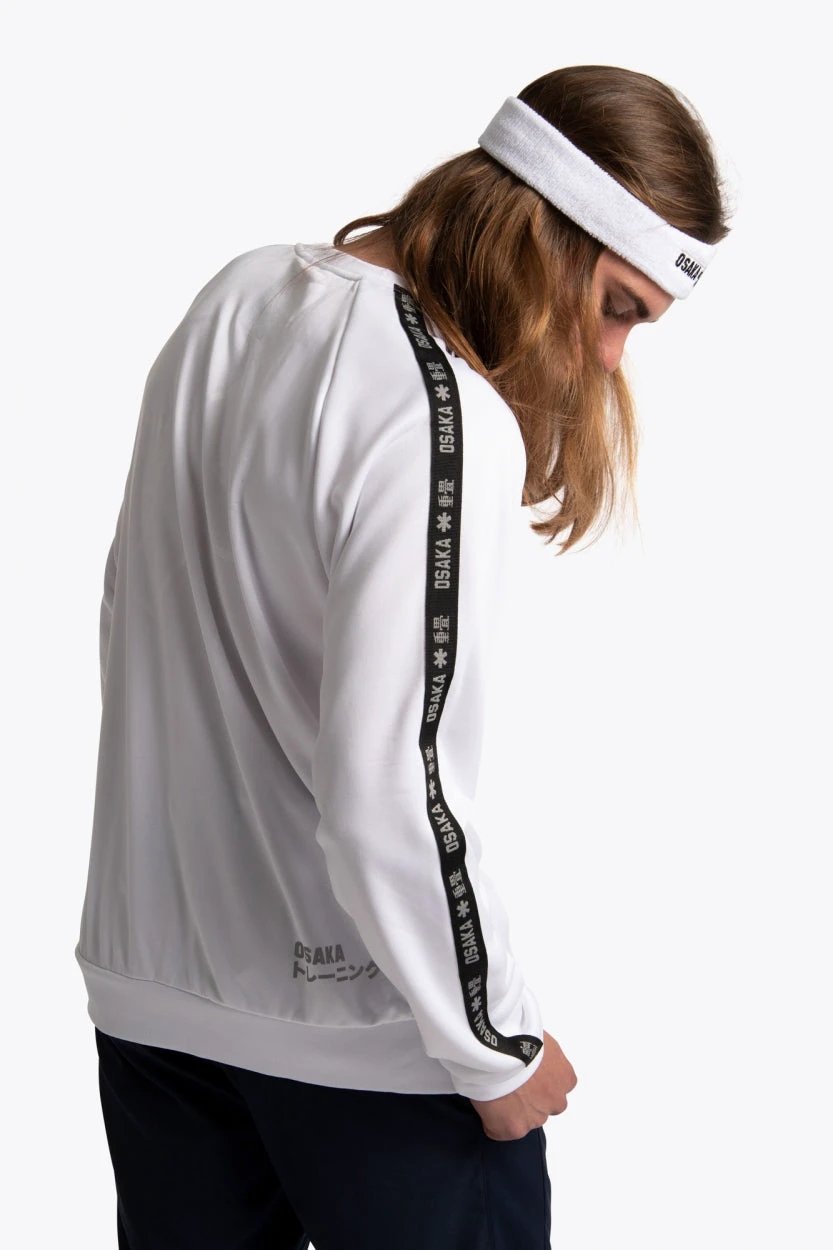 felpa-allenamento-uomo-osaka-men-training-sweater-bianco image 2