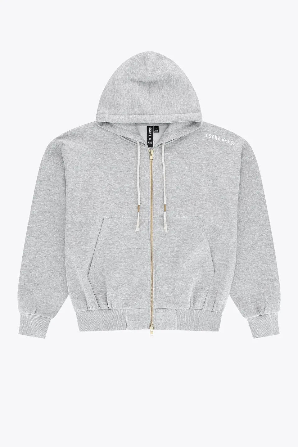 osaka-men-full-zip-hoodie-heather-grey image 1