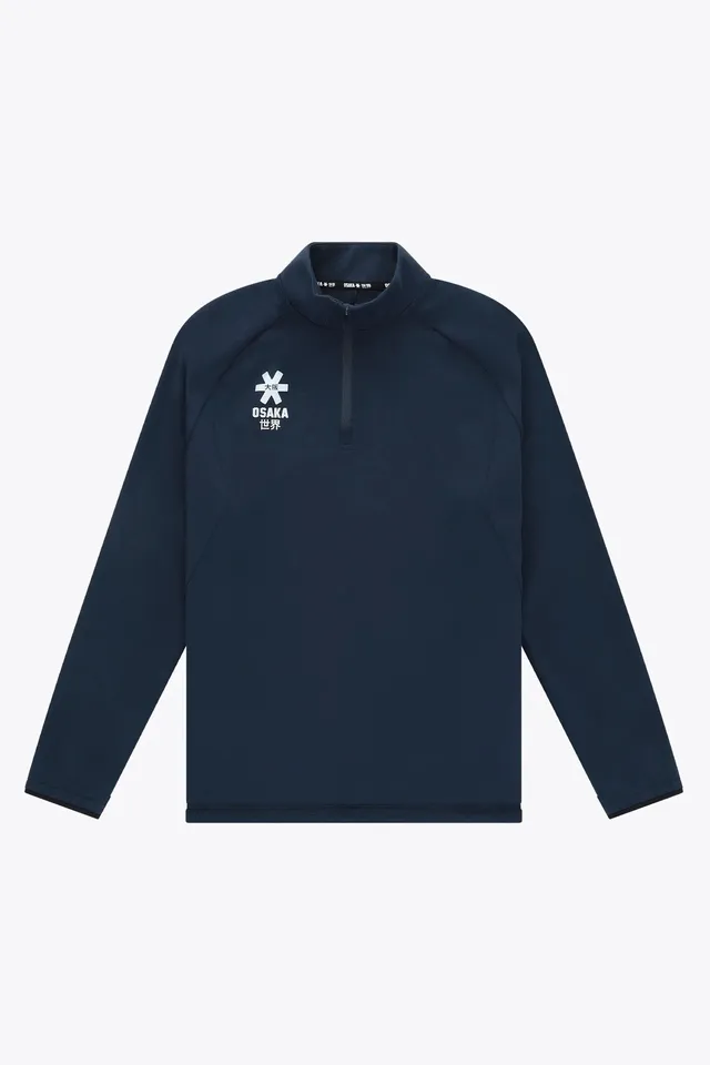osaka-kids-half-zip-felpa-sportiva-navy image 1