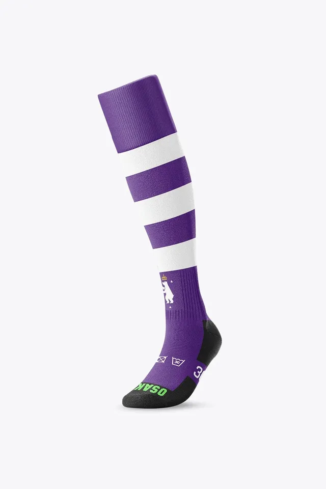osaka-x-beerschot-calze-hockey-viola-bianco image 1
