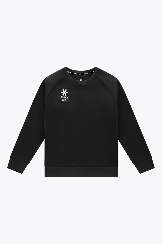 osaka-kids-training-sweater-pro-nero-felpa-allenamento-bambino image 1