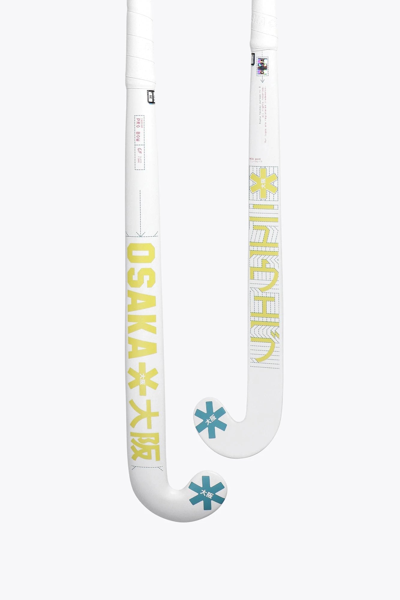 osaka-indoor-pro-bow-gf-shadow-lime-mazza-indoor-hockey image 1