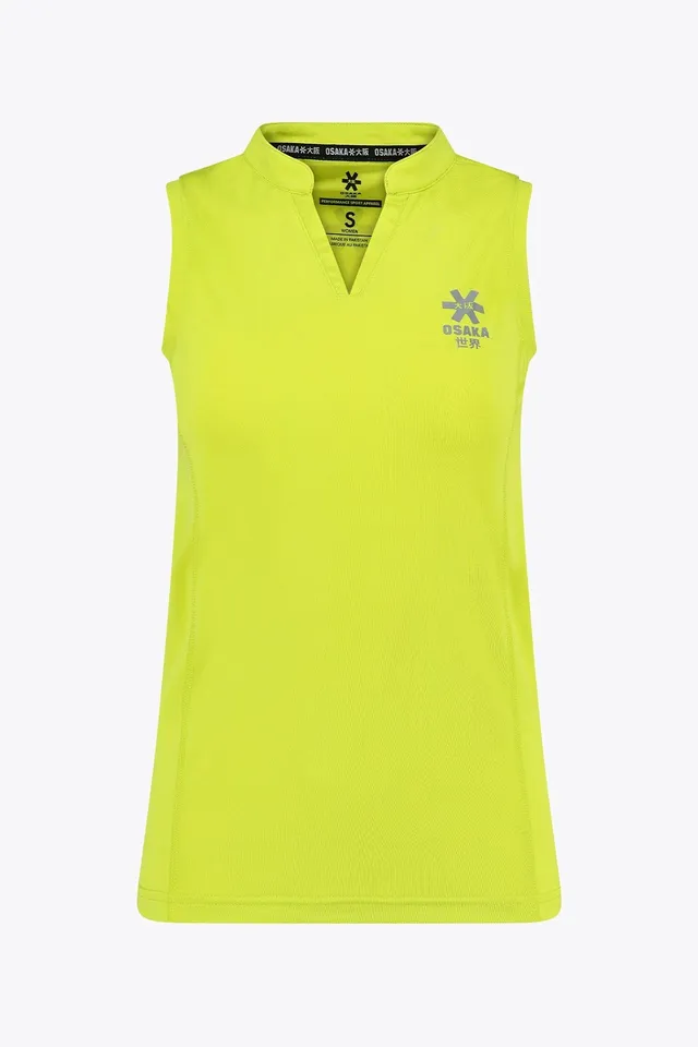 osaka-women-court-tank-top-canotta-sportiva-donna-acid-lime image 1