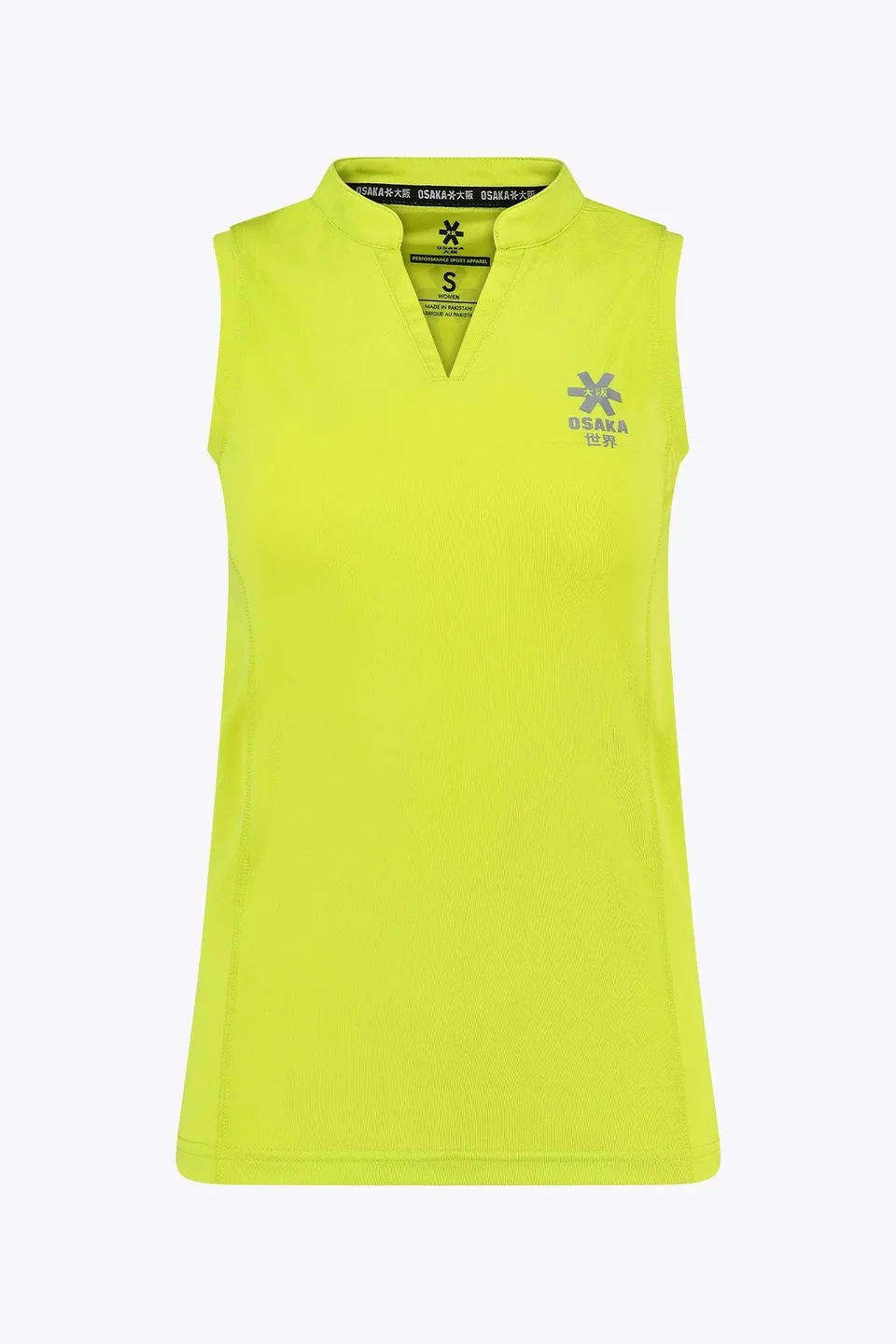 osaka-women-court-tank-top-canotta-sportiva-donna-acid-lime image 1