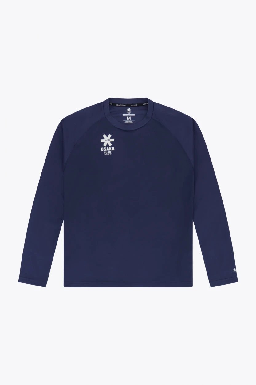 osaka-training-tee-long-sleeve-uomo-navy image 1