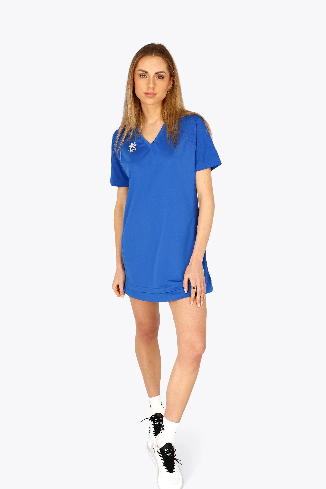 osaka-women-v-neck-tech-dress-princess-blue-vestito-tecnico-tennis-padel image 4