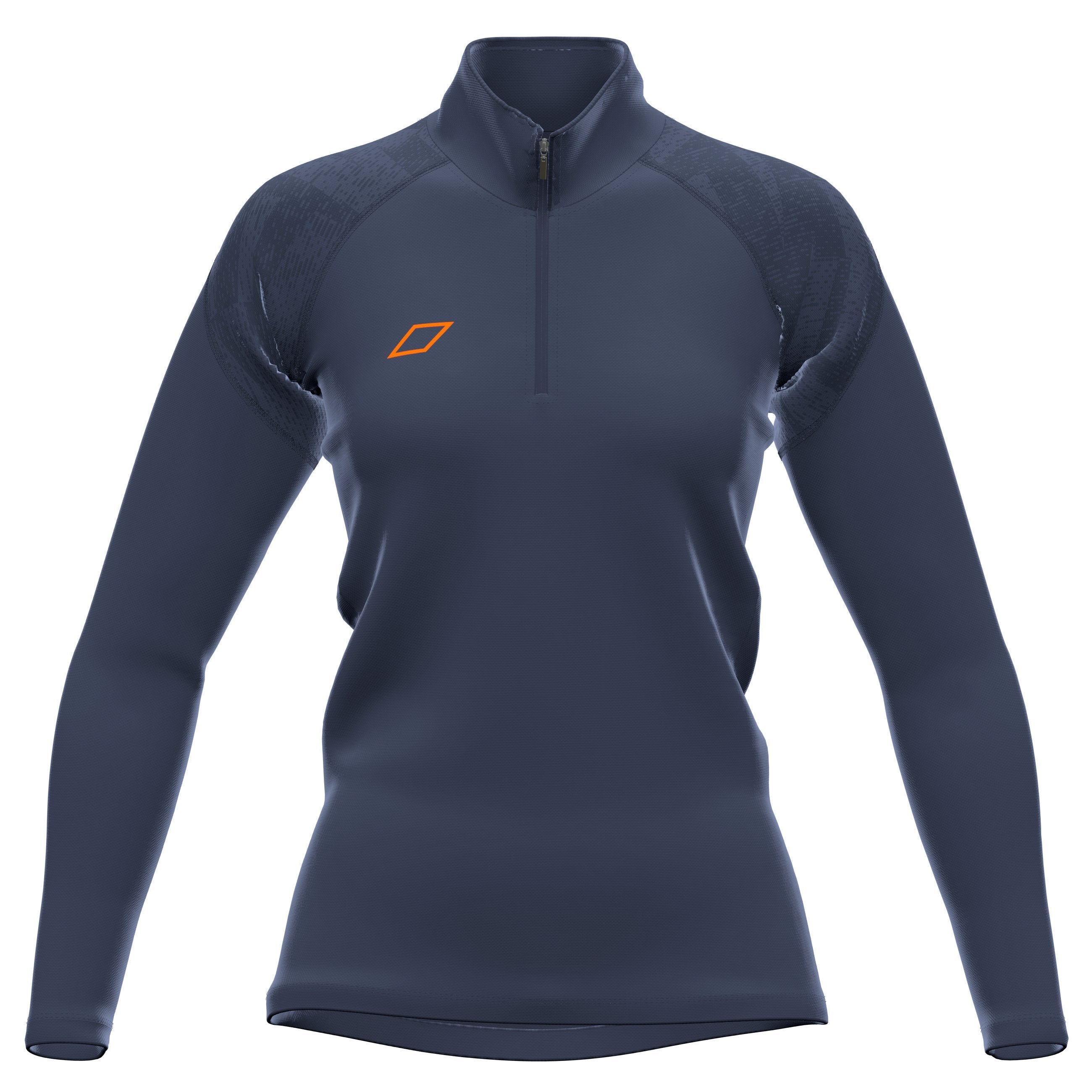 grays-performance-pile-donna-1-4-zip-con-collo-alto-nero image 2