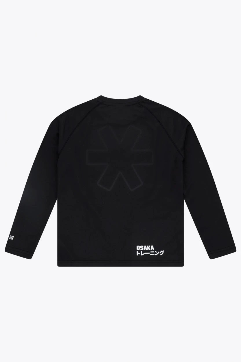 osaka-kids-training-tee-long-sleeve-nero image 2