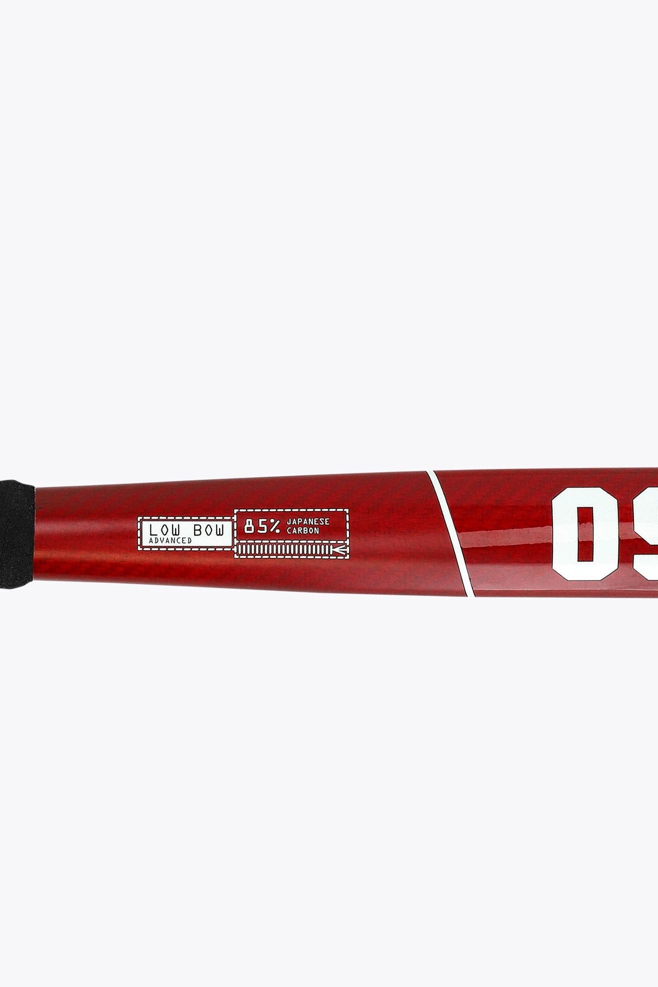 osaka-low-bow-advanced-85-pompeian-red-mazza-hockey-prato-85-carbonio image 8