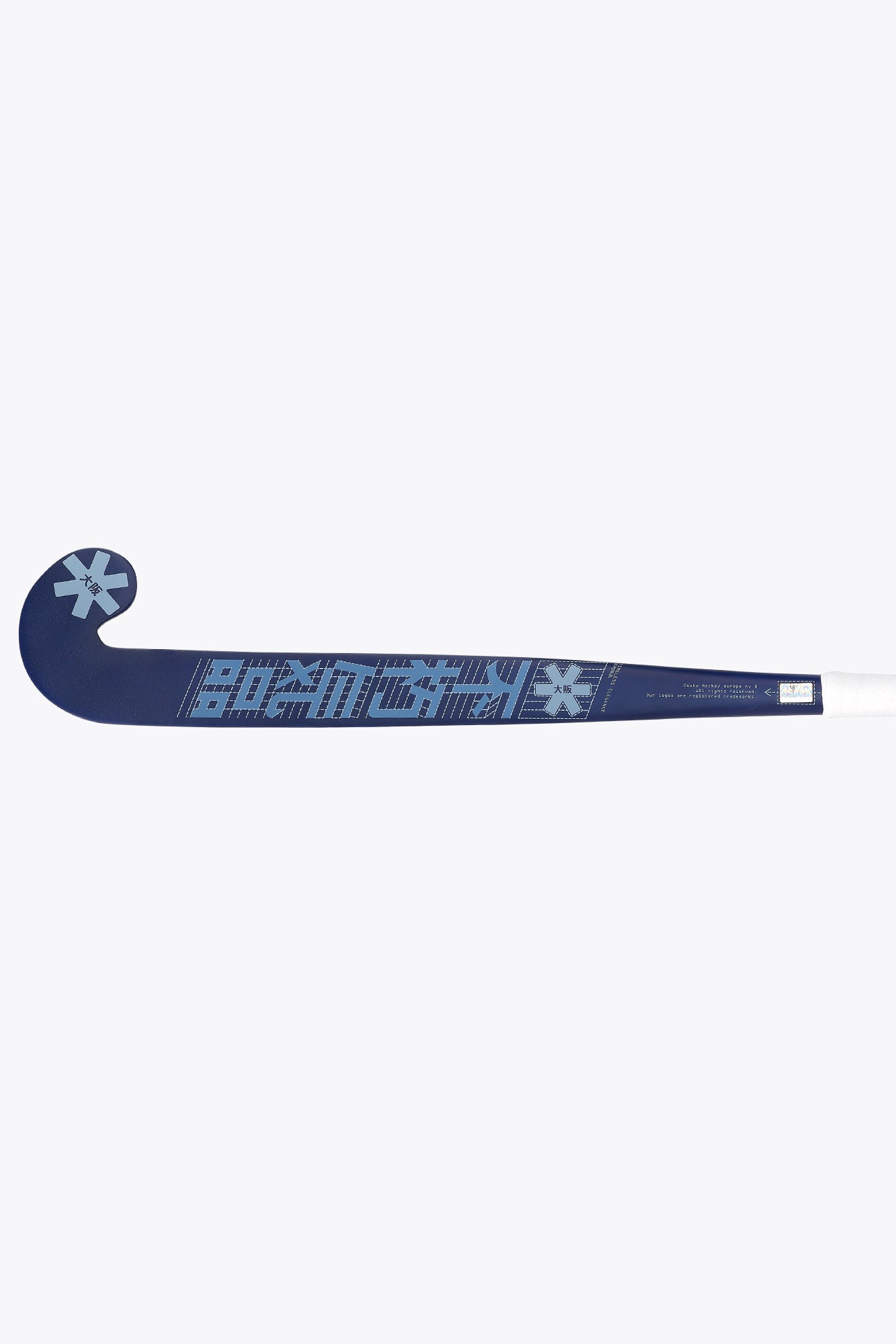 osaka-indoor-hockey-stick-mid-bow-wd-mazza-indoor-legno-navy-peony image 5