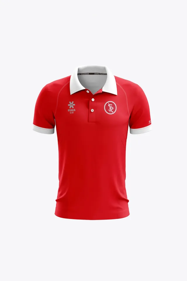 osaka-cd-terrassa-kids-polo-jersey-polo-hockey-red image 1