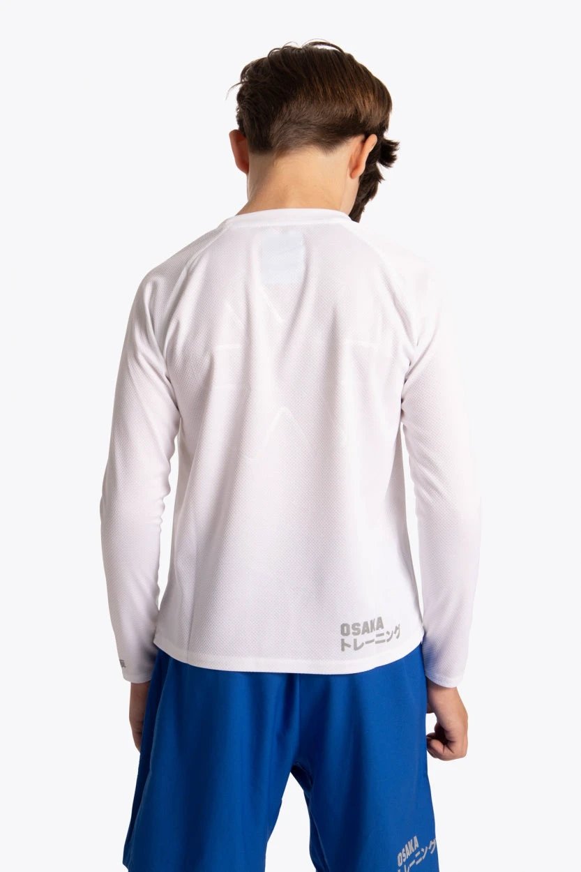 osaka-kids-training-tee-long-sleeve-white image 4