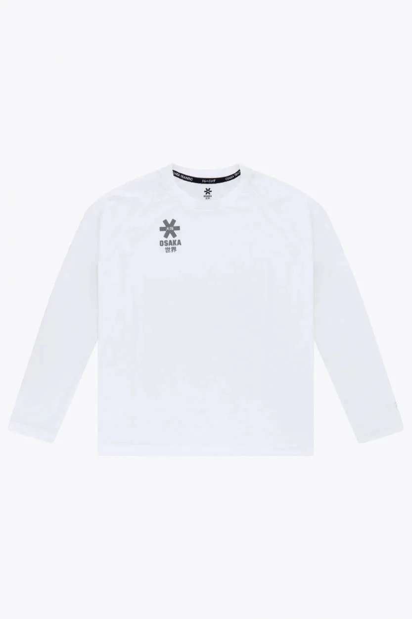 osaka-kids-training-tee-long-sleeve-white image 1