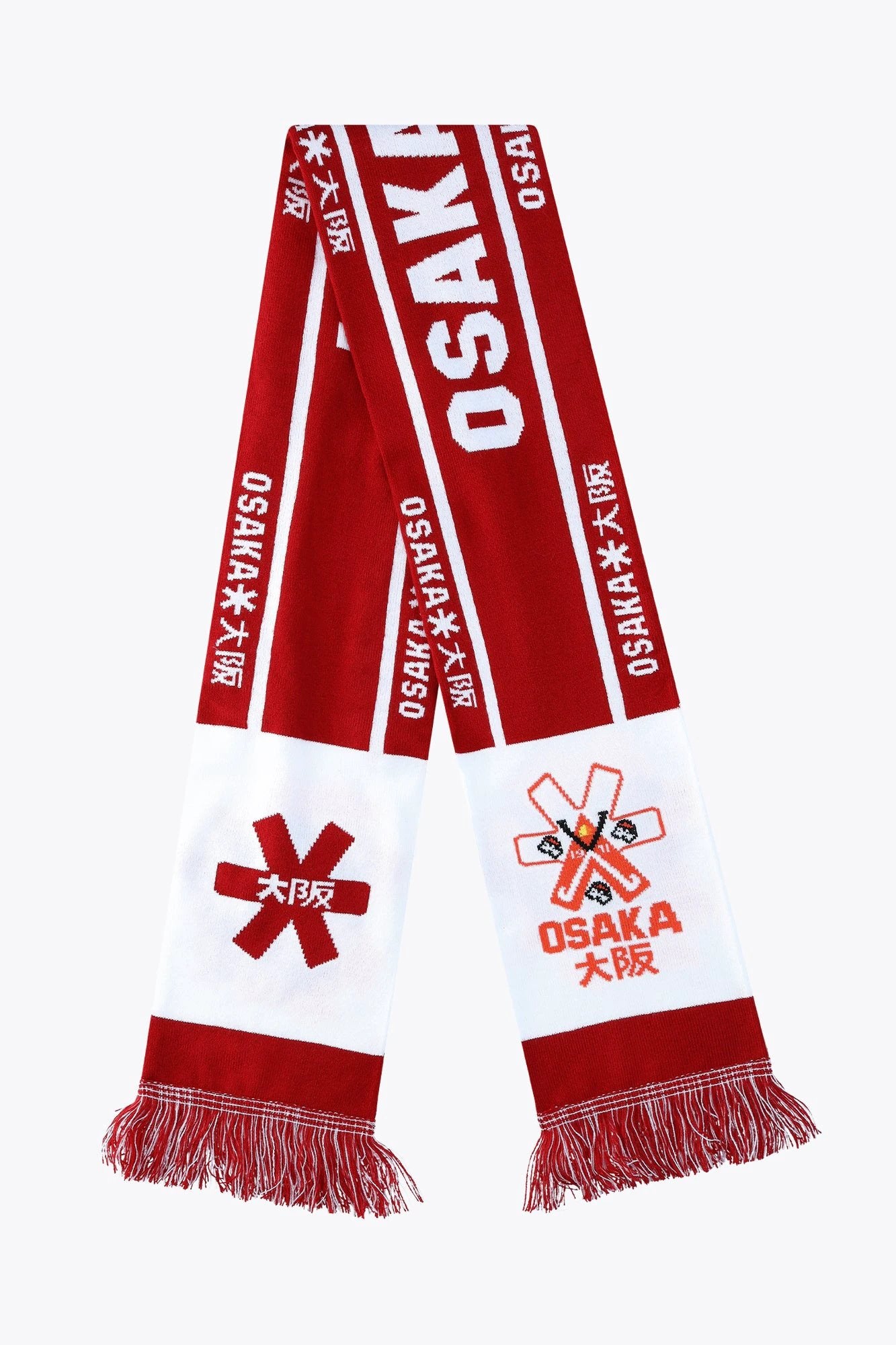linkebeek-fan-scarf-sciarpa-tifoso-hockey-red image 1